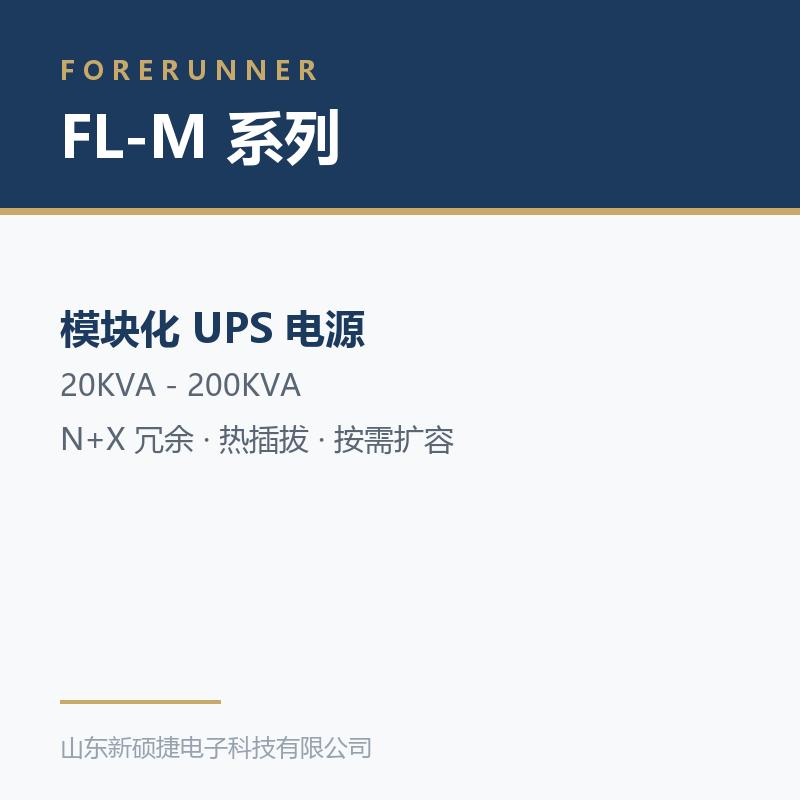 FL-M 系列模块化 UPS(淄博临淄区UPS电源)